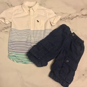 Boys Gap Navy Size 6 cargo shorts